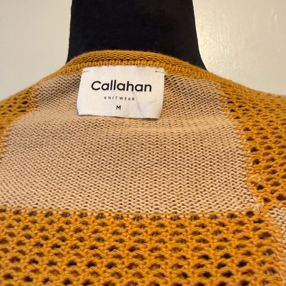 Callahan Knitwear in Mustard and Beige - Picture 9 of 9